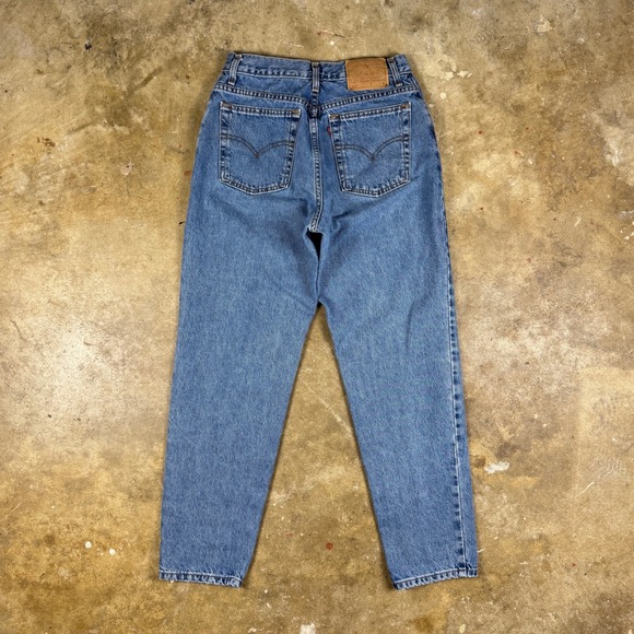 Vintage Levi's 550 Women's Jeans Size 12M Medium Wash Relaxed Fit Tapered Leg 00 - Picture 3 of 12